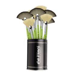 da Vinci | FIT SYNTHETICS Fan Brush set ○ 20 brushes — synthetic hair