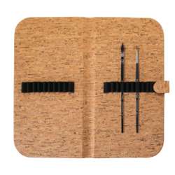 Raphaël® | Imitation Kolinsky Softaqua Watercolour brush set — 2 brushes in a cork case