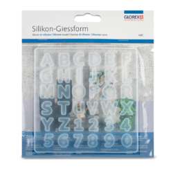 GLOREX | Silicone Mould ABC — 36 individual moulds