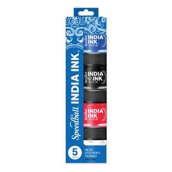 Speedball® | INDIA INK set — 4 x 12 ml + pipette