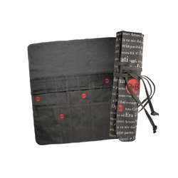 Borciani e Bonazzi | Cotton Brush Roll — with 8 pockets