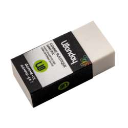 Wonday® | White Plastic Erasers — PVC-free