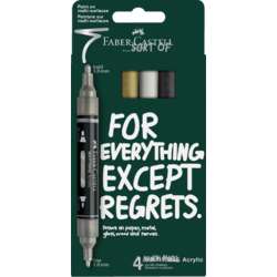 FABER-CASTELL | MULTIMARK ACRYLIC marker ○ double-ended — Classics set
