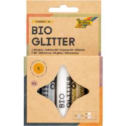 folia® | BIO GLITTER Mix sets — 5 x 7 g tubes