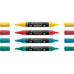 FABER-CASTELL | MULTIMARK ACRYLIC marker ○ double-ended — individual