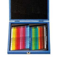 KOH-I-NOOR | PROGRESSO School Solid-Lead Coloured Pencil set — wooden box of 24