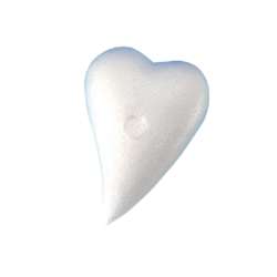 GLOREX | Polystyrene Heart-shaped Drop — 8 cm x 5 cm
