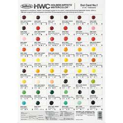 HOLBEIN | HWC ARTISTS' WATERCOLOUR™ Dot Card — 108 dots