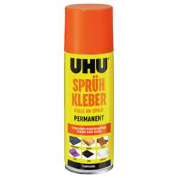 UHU® | Transparent Permanent Spray Glue — 200 ml can