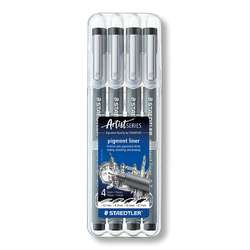 STAEDTLER® | Pigment Liner 308 Pen Set of 4 Pens