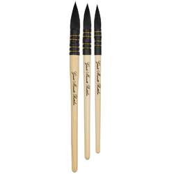 GIUSTO MANETTI | Flat Gilder's Mop brushes — synthetic vaio hair