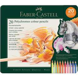 Faber-Castell | Polychromos Coloured Pencils — set of 20 NEW COLOURS