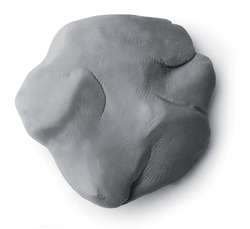 Giotto Patplume Plasticine, 350g, Grey