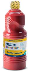 Giotto Washable School Paint, 1 litre, scarlet