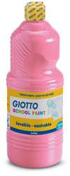 Giotto Washable School Paint, 1 litre, pink