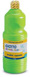 Giotto Washable School Paint, 1 litre, vermilion green