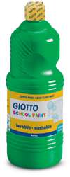 Giotto Washable School Paint, 1 litre, green