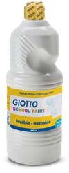 Giotto Washable School Paint, 1 litre, white
