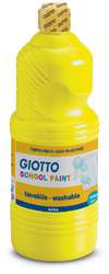 Giotto Washable School Paint, 1 litre, yellow