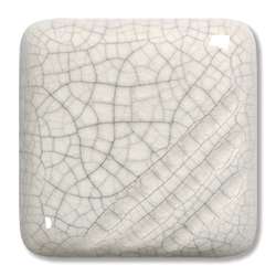White crackle glaze