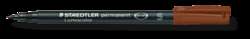 STAEDTLER® | Lumocolor Permanent Pens 313, superfine - 0.4mm, brown