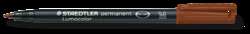 STAEDTLER® | Lumocolor Permanent Pens 317, medium - 1mm, brown