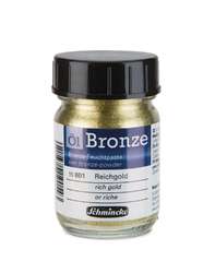 Schmincke | Öl-Bronze — wet bronze powder, 50 ml, Rich gold
