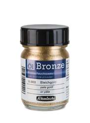 Schmincke | Öl-Bronze — wet bronze powder, 50 ml, Pale gold