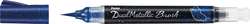 Pentel | Dual Metallic Brush pens — individual, Blue & metallic green