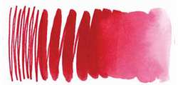 LYRA | aqua brush duo — individual pens, geranium red deep