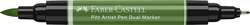 FABER-CASTELL | Pitt® Artist Pen Dual Marker — individual, Permanent olive green