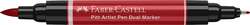 FABER-CASTELL | Pitt® Artist Pen Dual Marker — individual, Deep scarlet red