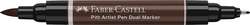 FABER-CASTELL | Pitt® Artist Pen Dual Marker — individual, Dark sepia