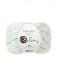Bobbiny | Cotton Candy — 100% recycled cotton, 2 x 150 g, milky green