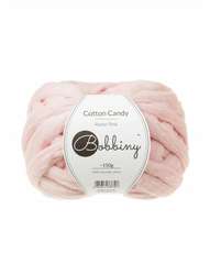 Bobbiny | Cotton Candy — 100% recycled cotton, 2 x 150 g, pastel pink