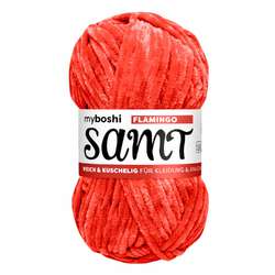 myboshi | Velvet Yarn (Samt) — 100 g balls, Flamingo