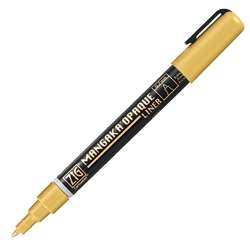 Kuretake | ZIG® Cartoonist™ Mangaka Liners — individual, Gold