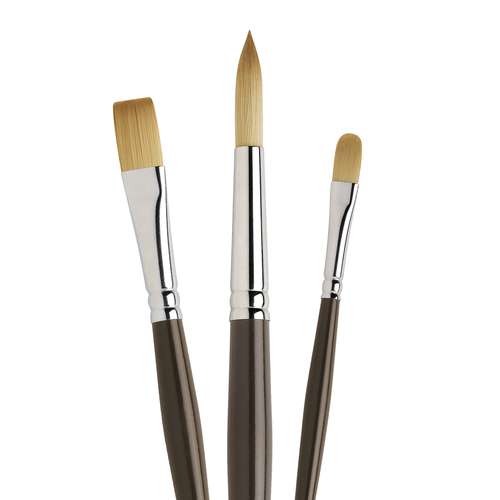 I LOVE ART | Acrylic Brush Set — 3 brushes 