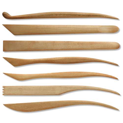 I LOVE ART | Wooden Modelling Spatula Set — 7 spatulas 