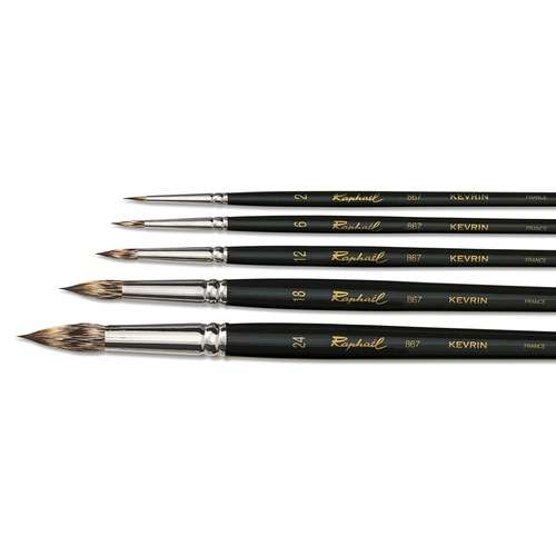 Raphael Kevrin Round Oil Brushes Series 867 