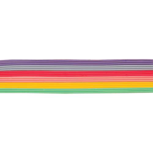 GLOREX | Decorative Rainbow Wax Strips — 200 mm long 