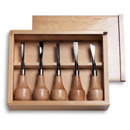 Gerstaecker | Lino & Woodcut Tool set — 5 x 13 cm gouges 