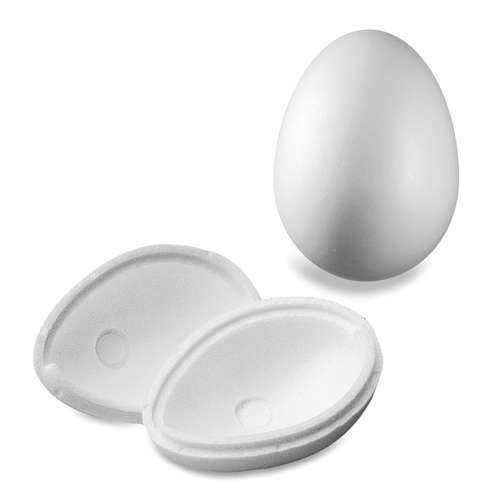Styrofoam Half Eggs — large 