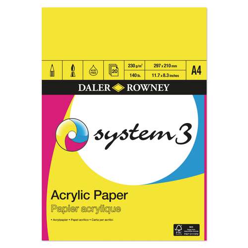 Daler-Rowney System 3 Acrylic Pads 