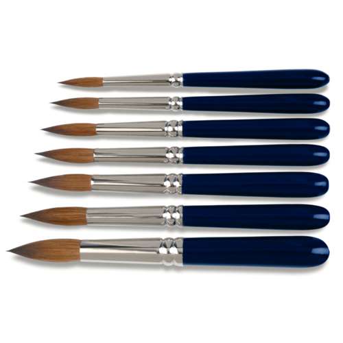 Gerstaecker | Kolinsky Round Travel brushes — for watercolour 