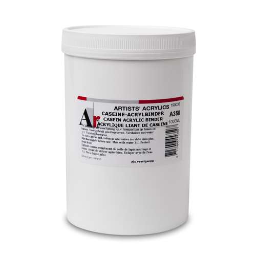 Ara | ARTISTS ACRYLICS  Casein Acrylic Binder A350 — 1 litre tub 