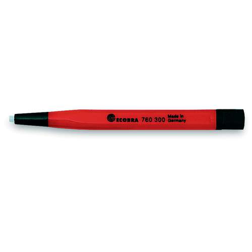 ECOBRA | Standard Glass Fibre Eraser Pen — red & black 