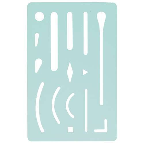 ECOBRA | Eraser Template — stainless steel 