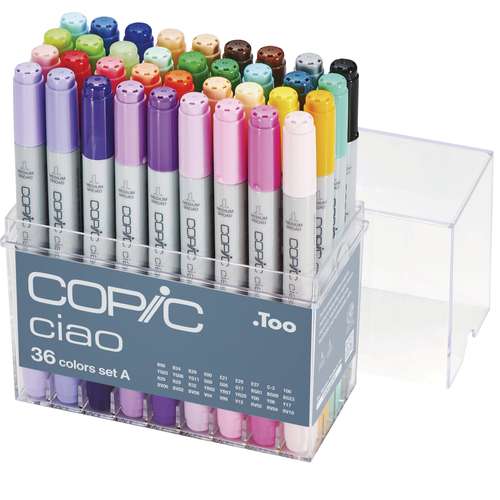 COPIC® | ciao marker set A — 36 markers 