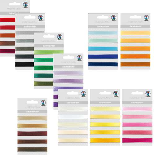 URSUS® | Satin Ribbon pack — 5 ribbons 